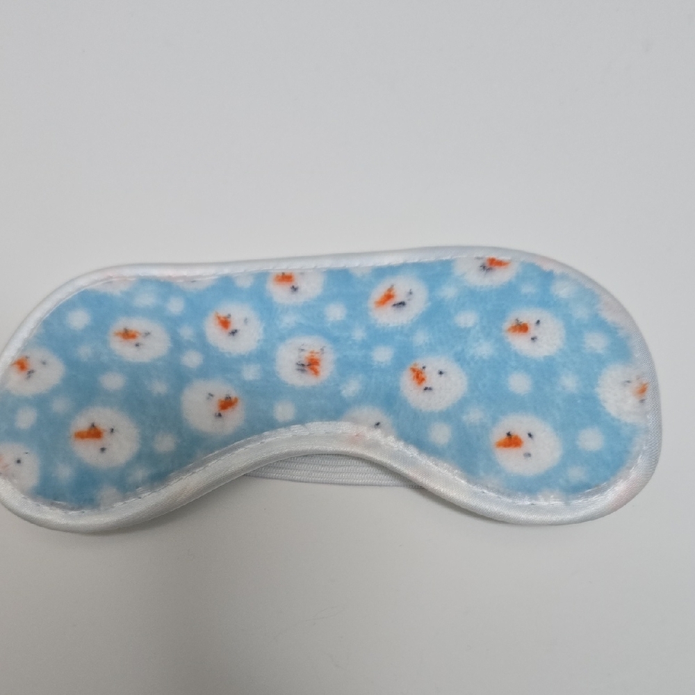 Blue Snowman Sleep Mask for Child